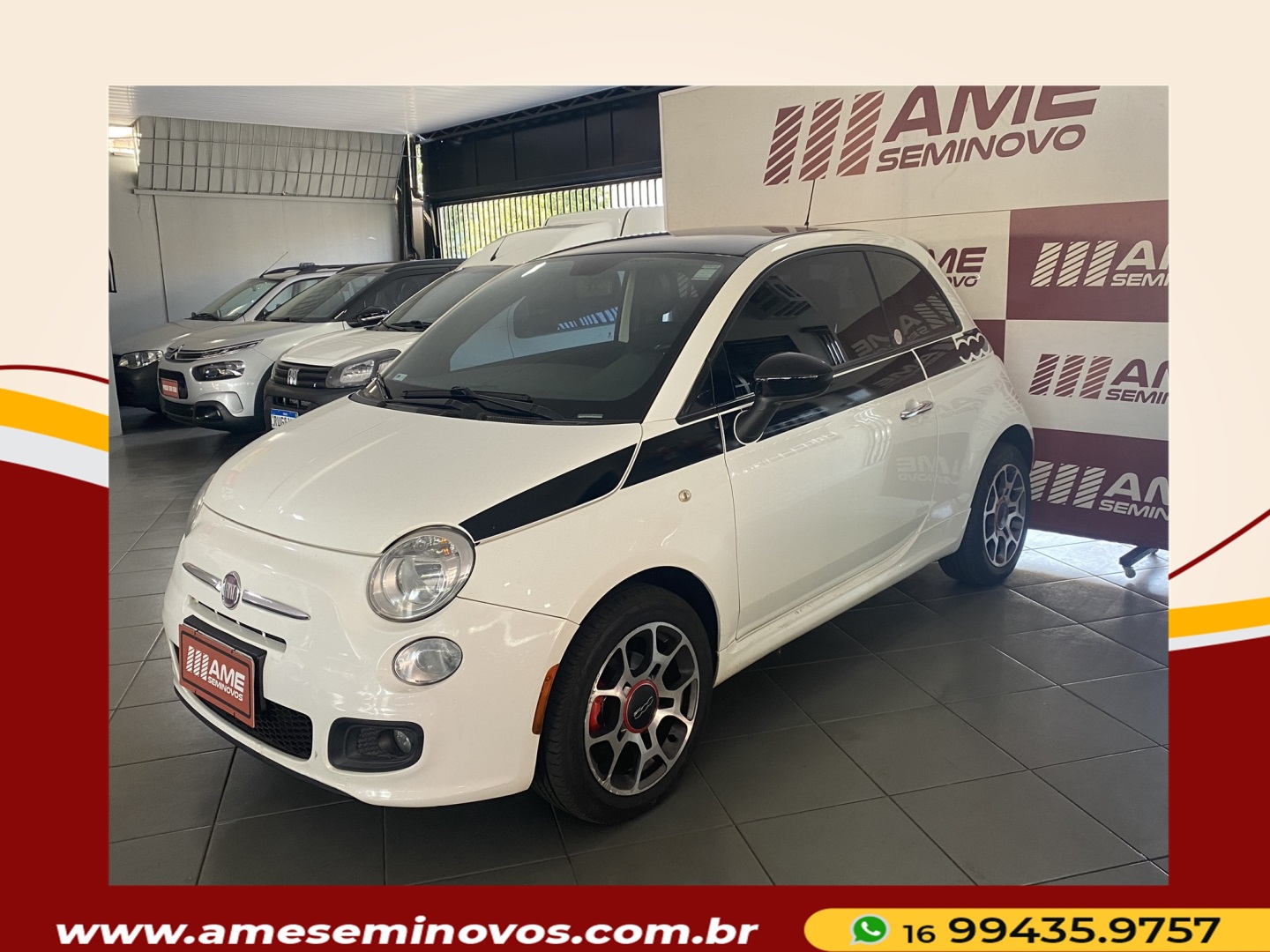 Veculo: Fiat - 500 - 1.4 SPORT AIR 16V GASOLINA 2P MANUAL em Ribeiro Preto