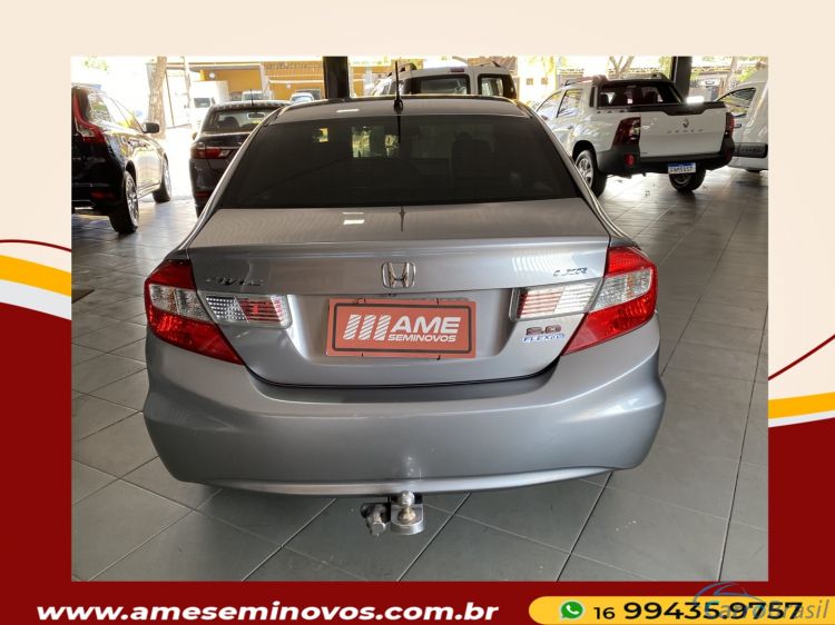 Ame Seminovos | Civic 2.0 LXR 16V FLEX 4P AUTOMTICO 14/14 - foto 3