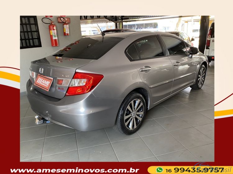 Ame Seminovos | Civic 2.0 LXR 16V FLEX 4P AUTOMTICO 14/14 - foto 4