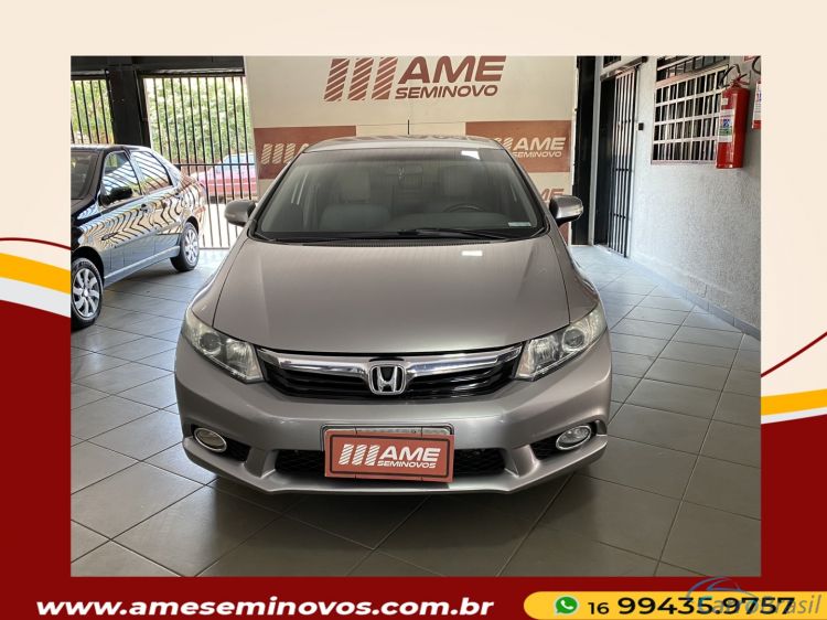 Ame Seminovos | Civic 2.0 LXR 16V FLEX 4P AUTOMTICO 14/14 - foto 6